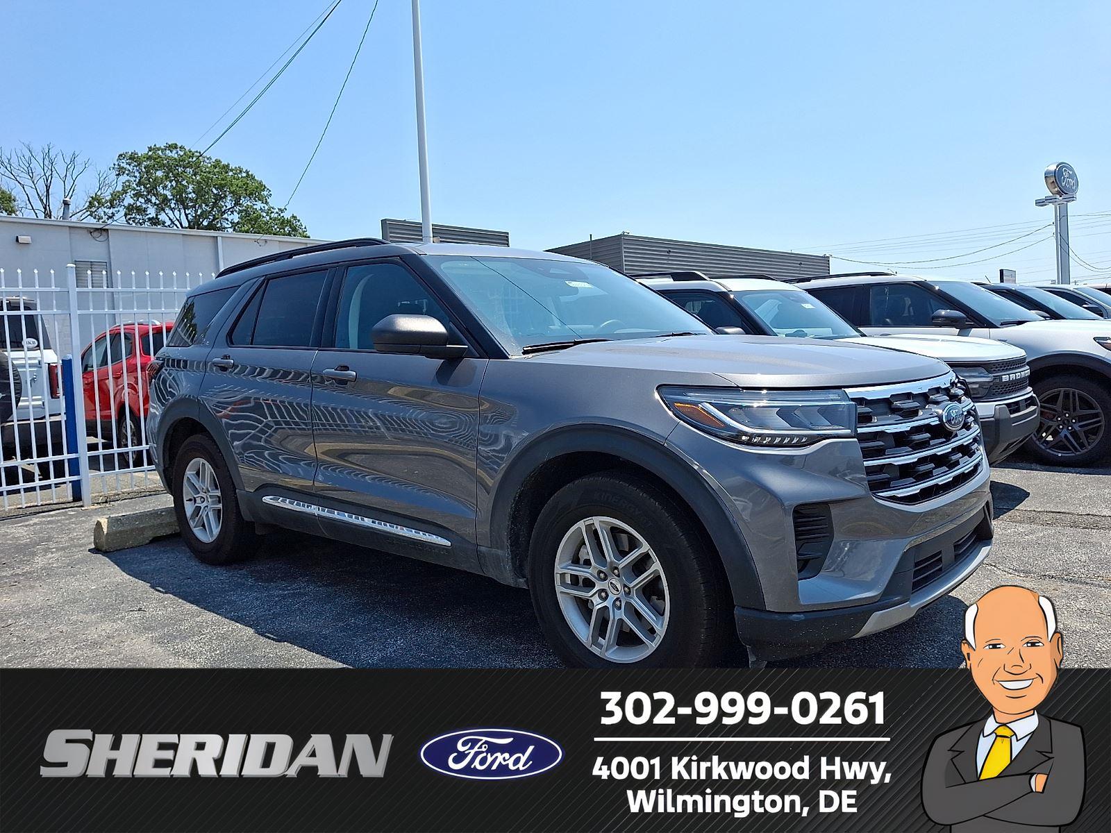 Carbonized Gray 2025 Ford Explorer SUV / Crossover All-Wheel Drive Automatic