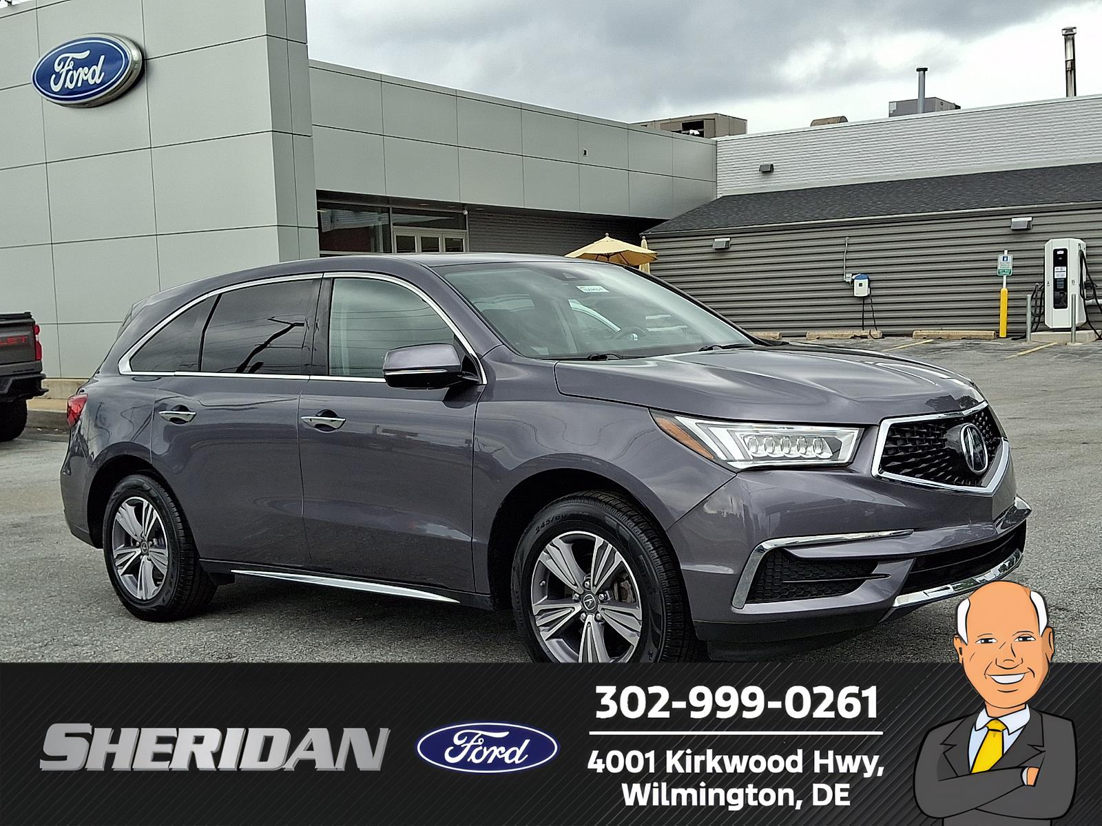 Gray (Modern Steel Metallic) 2020 Acura MDX SUV / Crossover All-Wheel Drive 9-Speed Automatic