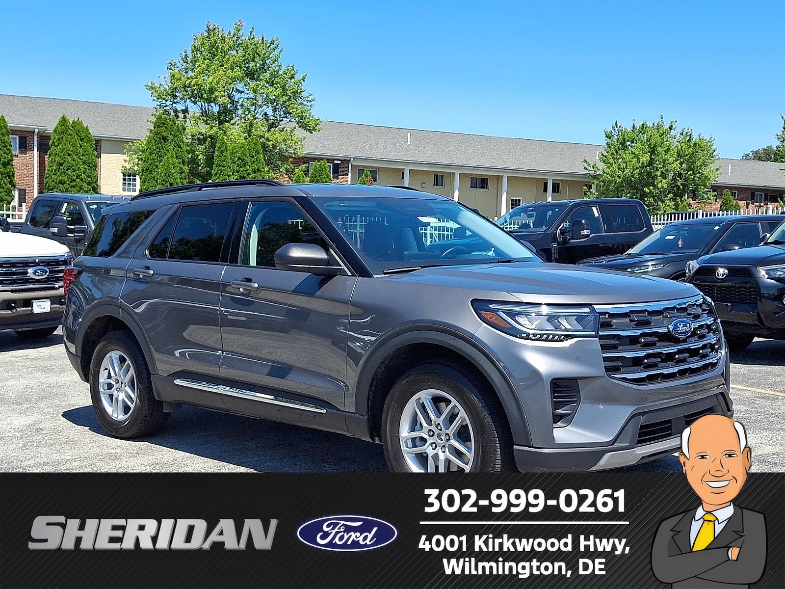 Carbonized Gray 2025 Ford Explorer SUV / Crossover All-Wheel Drive Automatic
