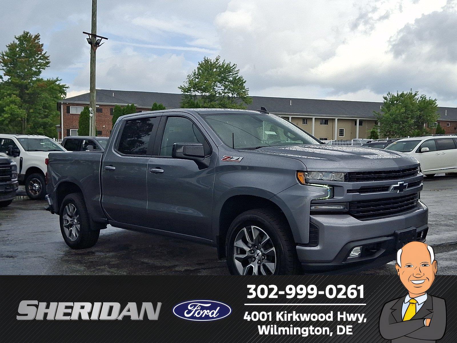 Gray (Satin Steel Metallic) 2021 Chevrolet Silverado 1500 Pickup Truck Four-Wheel Drive 8-Speed Automatic
