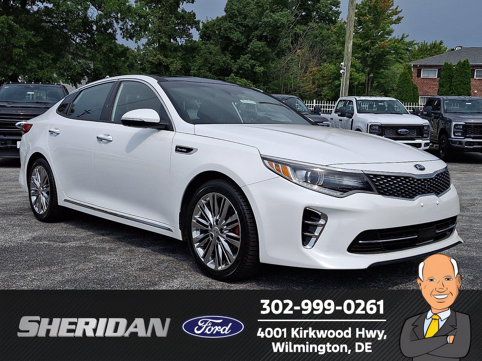 Snow White Pearl 2016 Kia Optima Sedan Front-Wheel Drive 6-Speed Automatic
