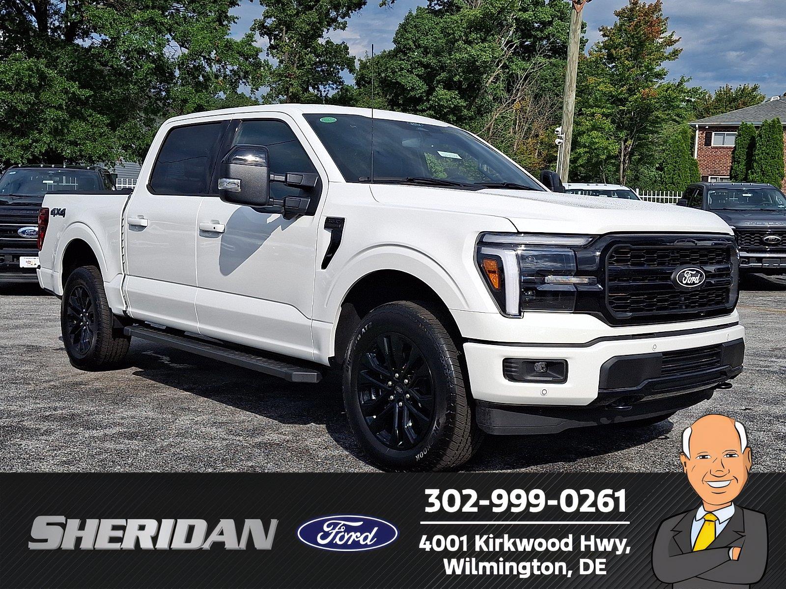 Star White Metallic Tri-Coat 2025 Ford F-150 Pickup Truck Four-Wheel Drive Automatic