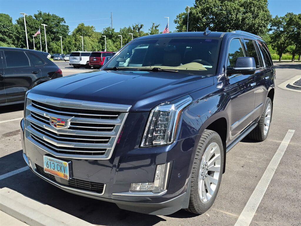 Dark Adriatic Blue Metallic 2018 Cadillac Escalade SUV / Crossover Four-Wheel Drive Automatic