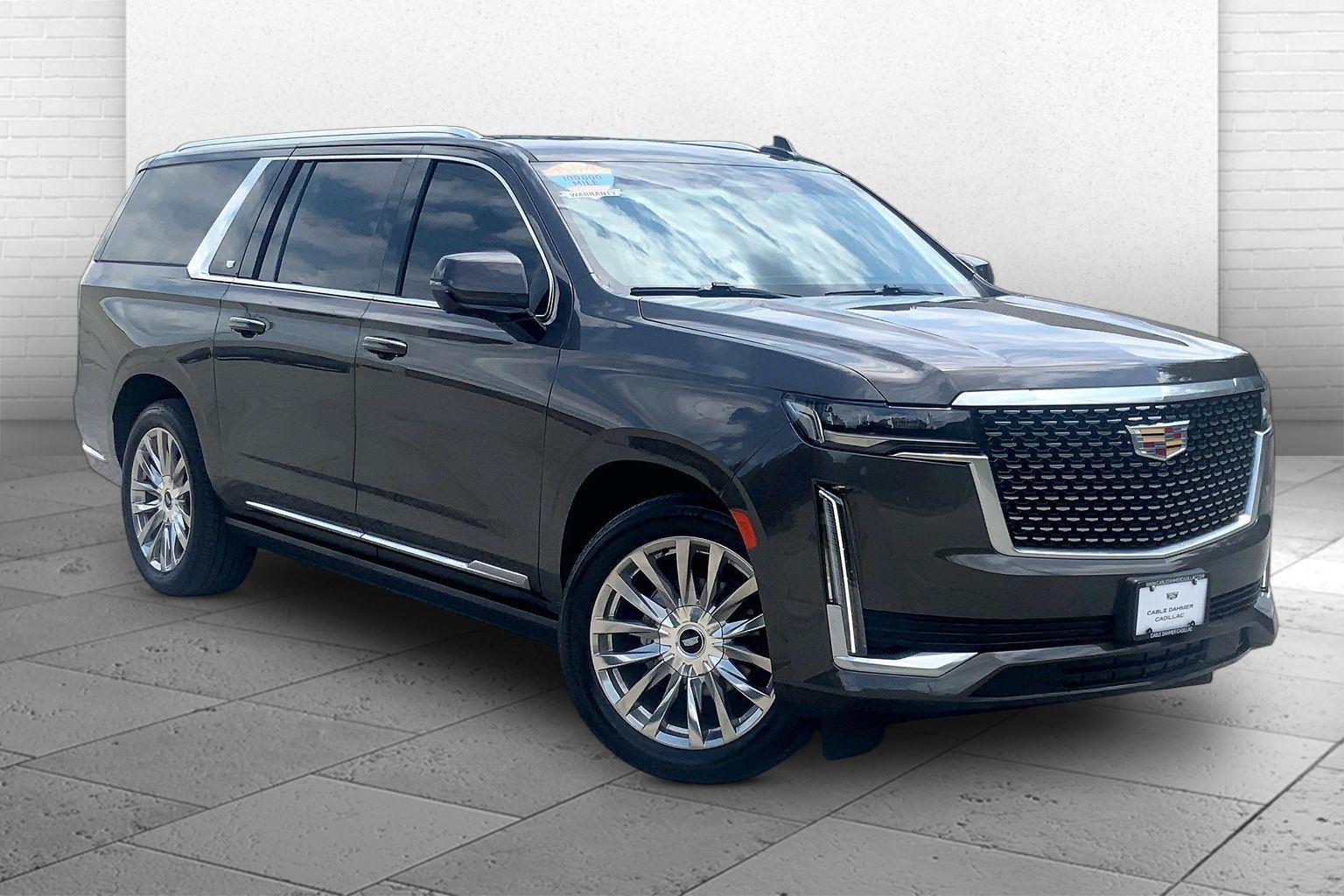 Dark Mocha Metallic 2021 Cadillac Escalade ESV SUV / Crossover Four-Wheel Drive Automatic