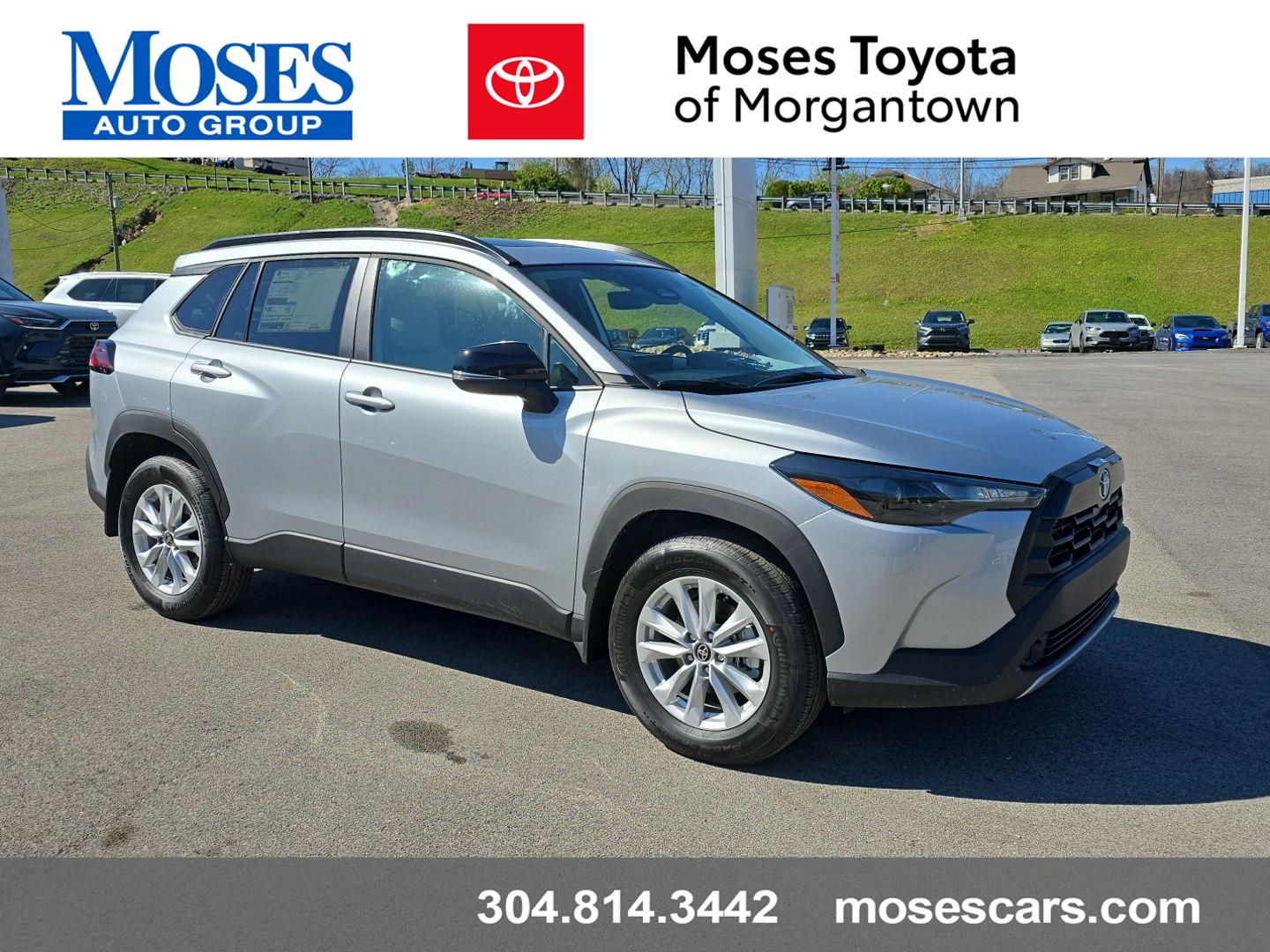 Sonic Silver 2026 Toyota Corolla Cross LE AWD SUV / Crossover All-Wheel Drive Continuously Variable Transmission