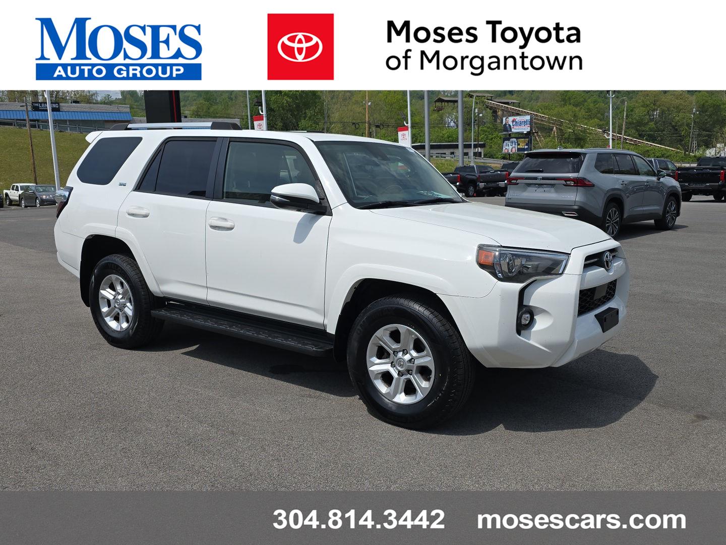 Super White 2021 Toyota 4Runner SR5 Premium 4WD SUV / Crossover Four-Wheel Drive 5-Speed Automatic