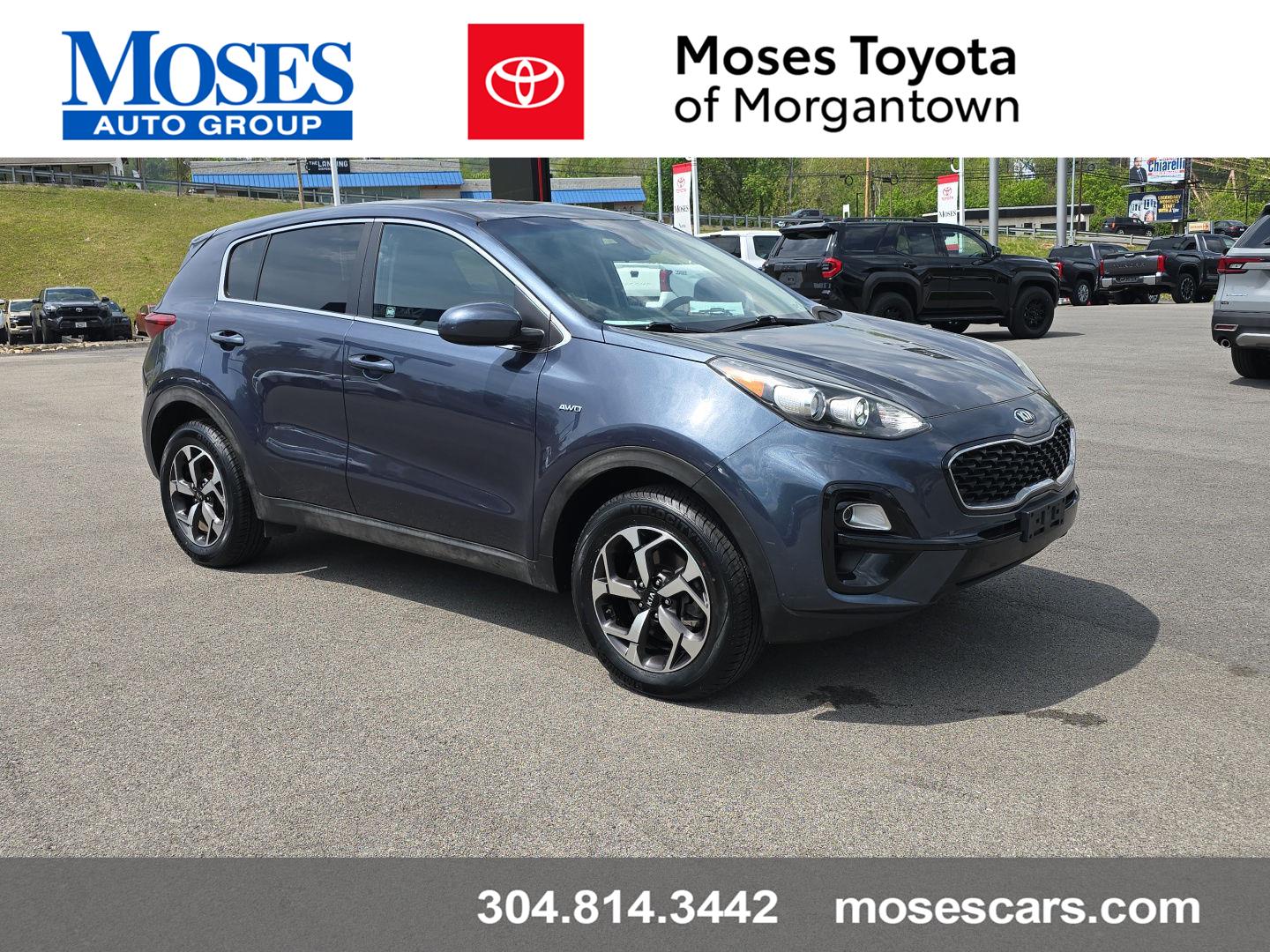 Pacific Blue 2020 Kia Sportage LX AWD SUV / Crossover All-Wheel Drive 6-Speed Automatic