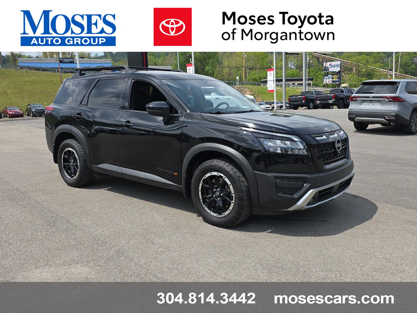 Super Black 2024 Nissan Pathfinder Rock Creek 4WD SUV / Crossover All-Wheel Drive Automatic