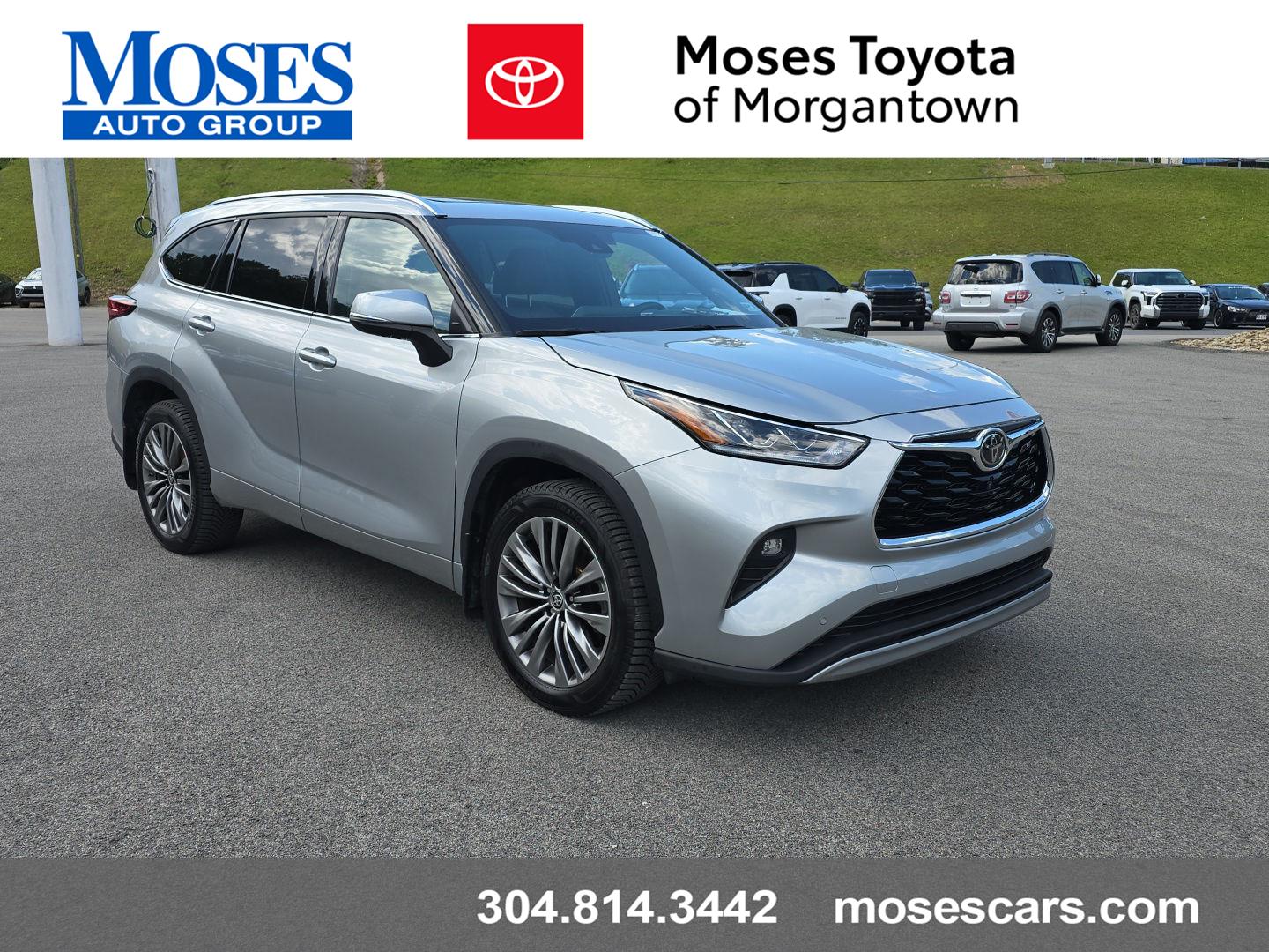 Celestial Silver Metallic 2021 Toyota Highlander SUV / Crossover All-Wheel Drive 8-Speed Automatic