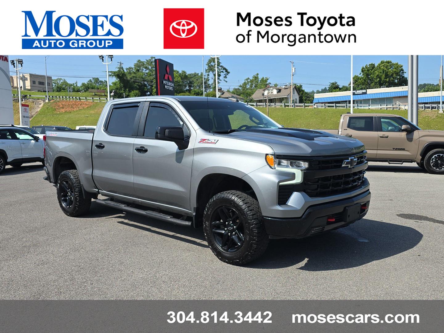 Sterling Gray Metallic 2023 Chevrolet Silverado 1500 Pickup Truck Four-Wheel Drive 8-Speed Automatic