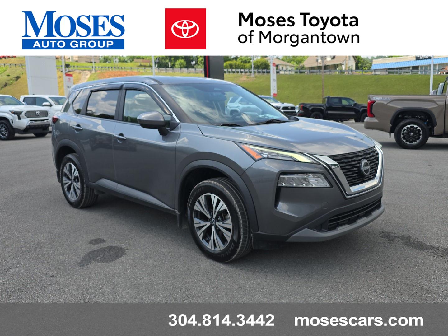 Brilliant Silver Metallic 2023 Nissan Rogue SUV / Crossover All-Wheel Drive Continuously Variable Transmission
