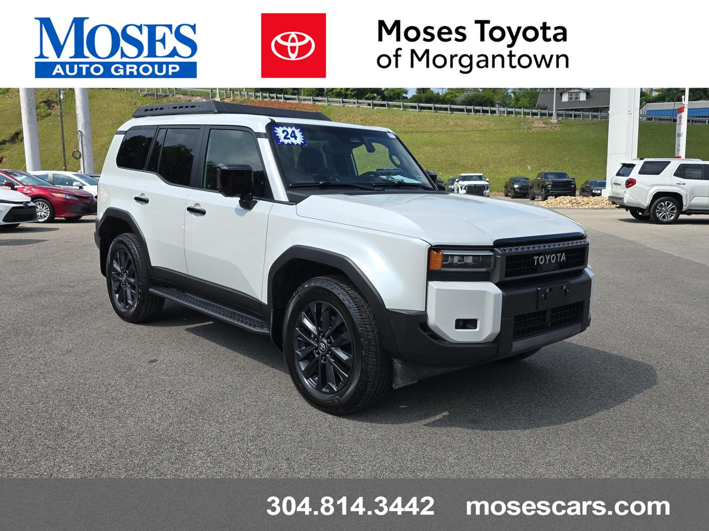 White (Wind Chill Pearl) 2024 Toyota Land Cruiser SUV / Crossover Four-Wheel Drive Automatic