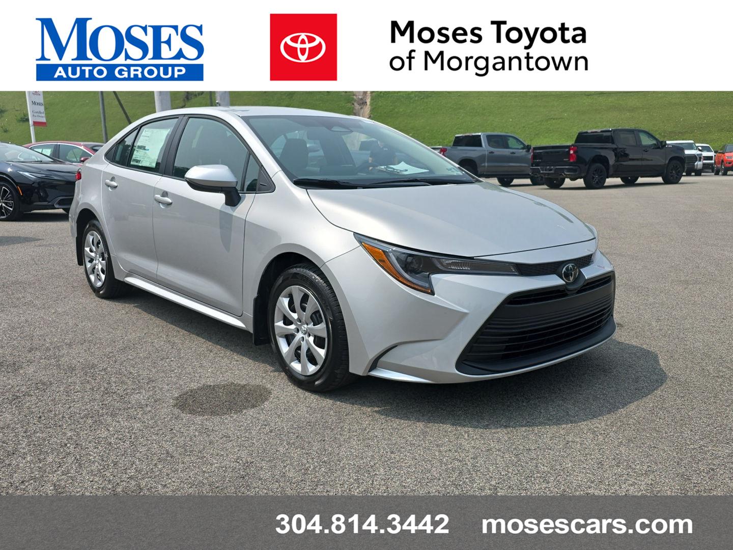 Classic Silver Metallic 2026 Toyota Corolla Sedan Front-Wheel Drive Continuously Variable Transmission