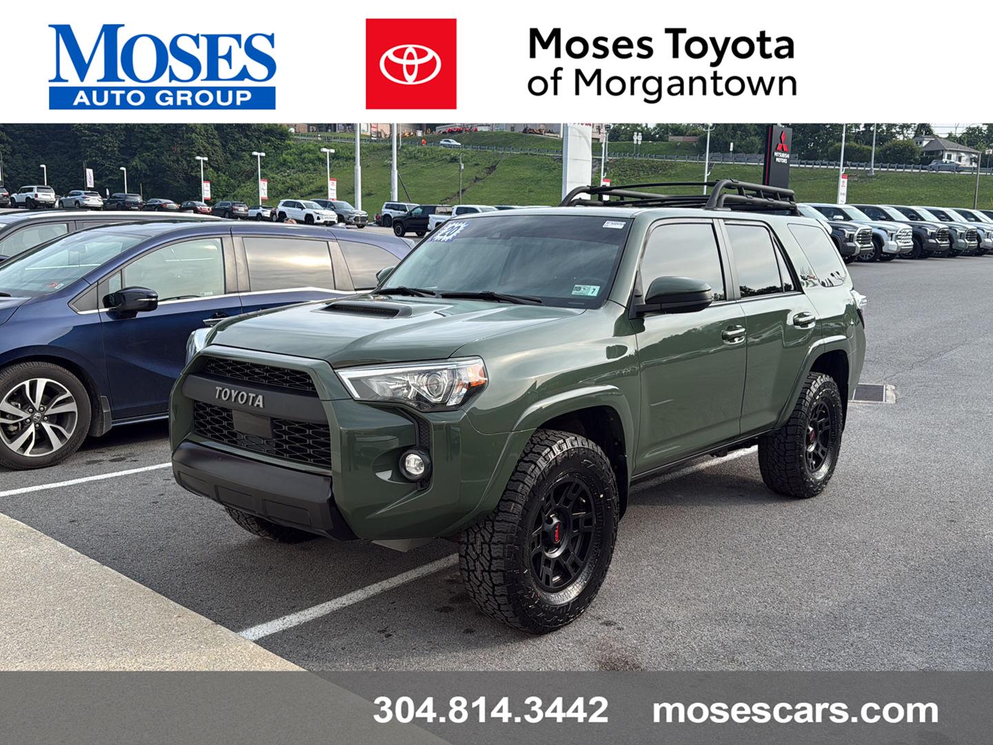 Army Green 2020 Toyota 4Runner SUV / Crossover Four-Wheel Drive 5-Speed Automatic