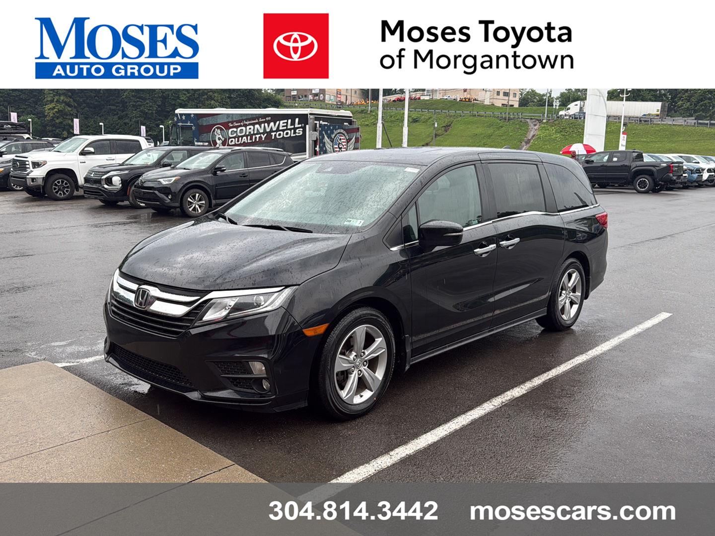 Crystal Black Pearl 2020 Honda Odyssey Minivan Front-Wheel Drive Automatic
