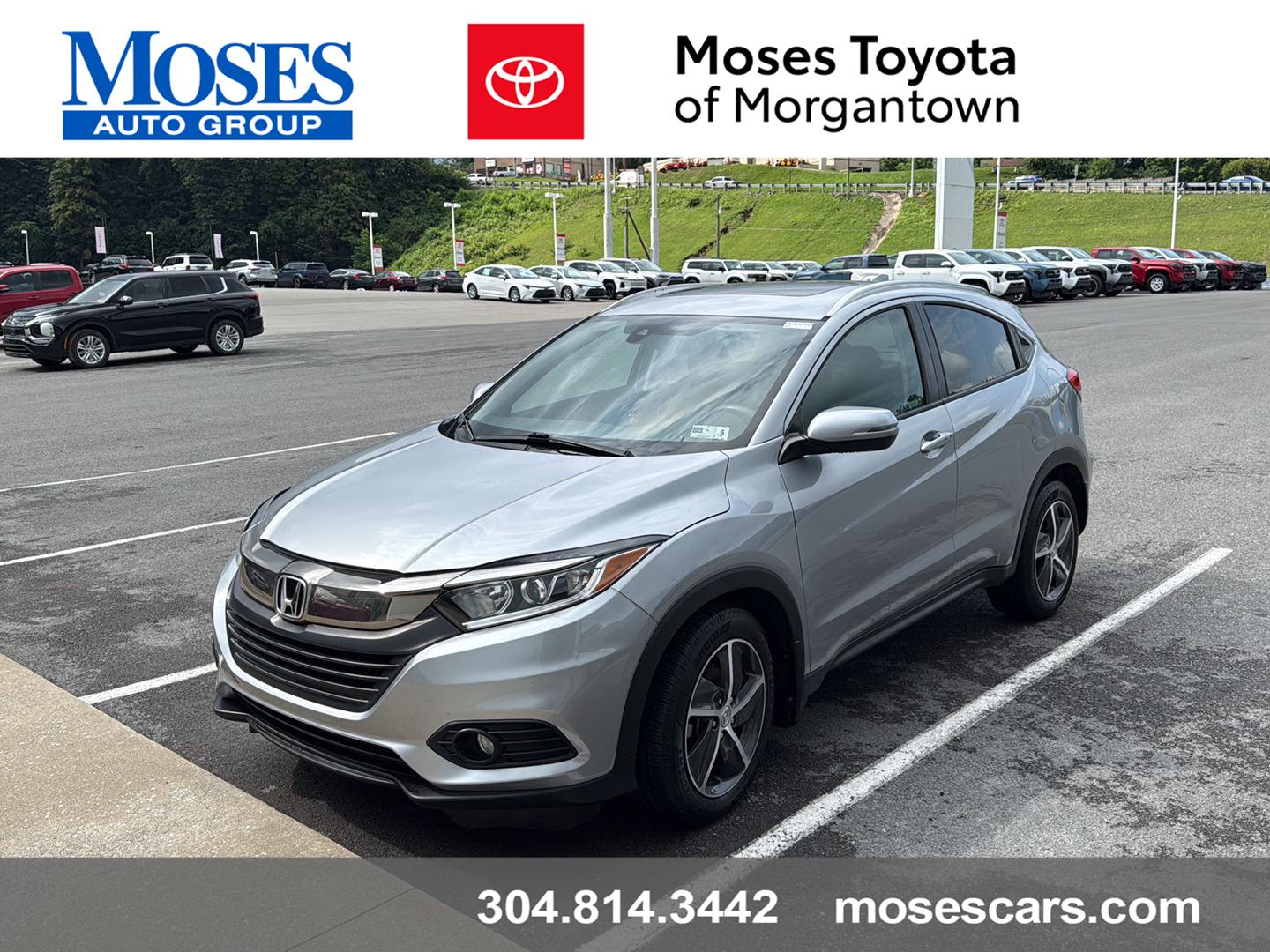 Lunar Silver Metallic 2022 Honda HR-V SUV / Crossover All-Wheel Drive Continuously Variable Transmission