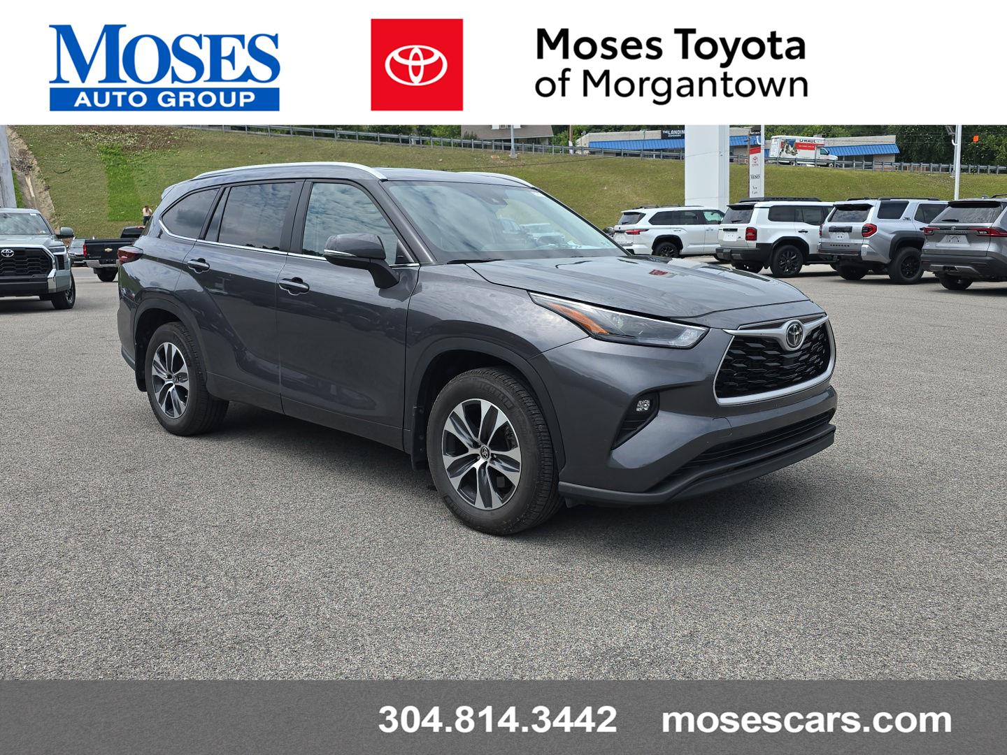Magnetic Gray Metallic 2025 Toyota Highlander SUV / Crossover All-Wheel Drive Automatic