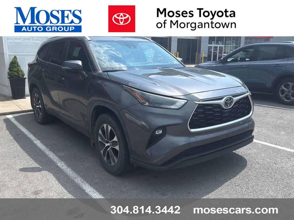 Magnetic Gray Metallic 2023 Toyota Highlander SUV / Crossover All-Wheel Drive Automatic