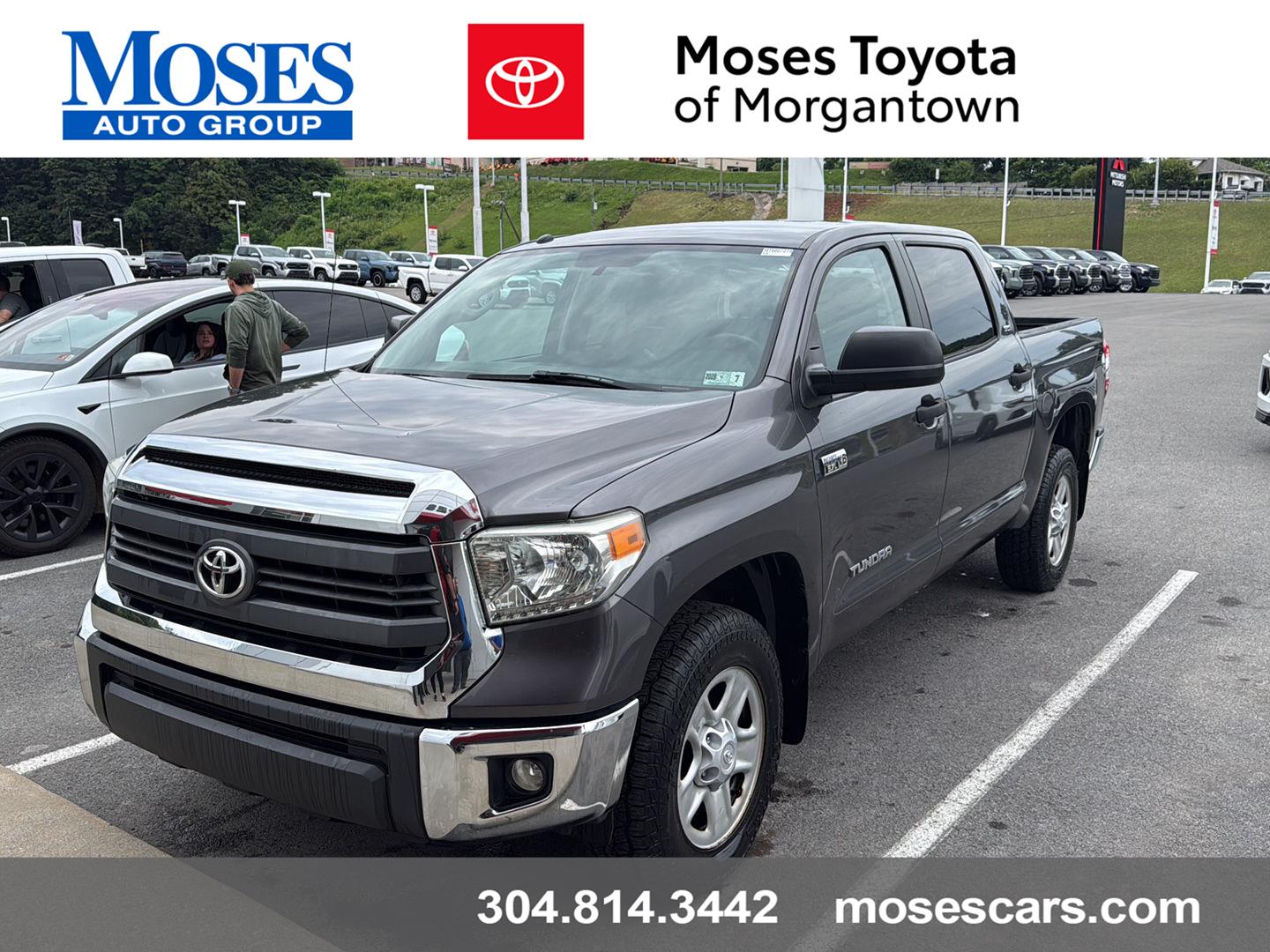 Magnetic Gray Metallic 2014 Toyota Tundra Pickup Truck Four-Wheel Drive 6-Speed Automatic