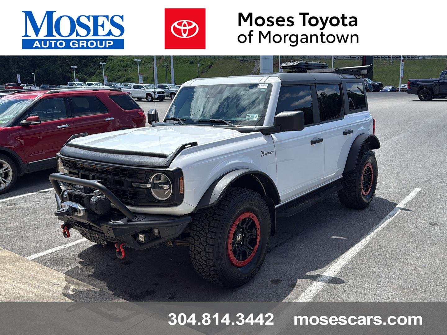 Oxford White 2024 Ford Bronco SUV / Crossover Four-Wheel Drive 7-Speed Manual