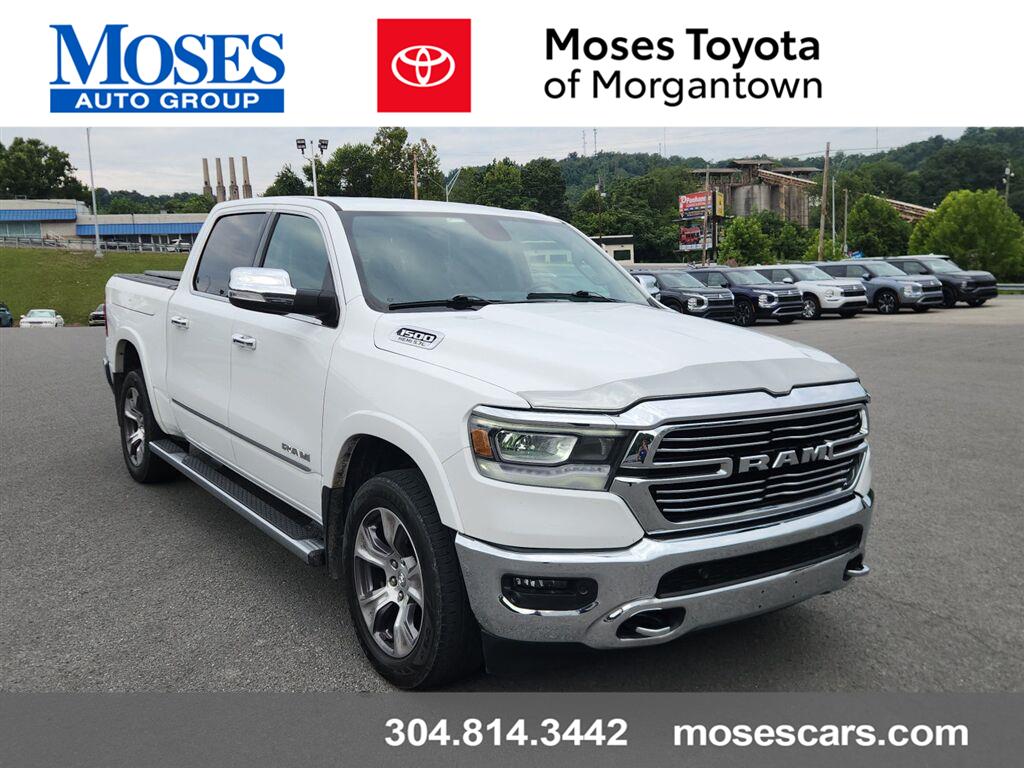 Bright White Clearcoat 2020 RAM 1500 Pickup Truck Four-Wheel Drive 8-Speed Automatic