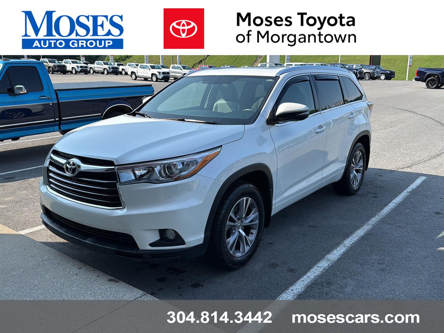 White (Blizzard Pearl) 2015 Toyota Highlander SUV / Crossover Front-Wheel Drive 6-Speed Automatic