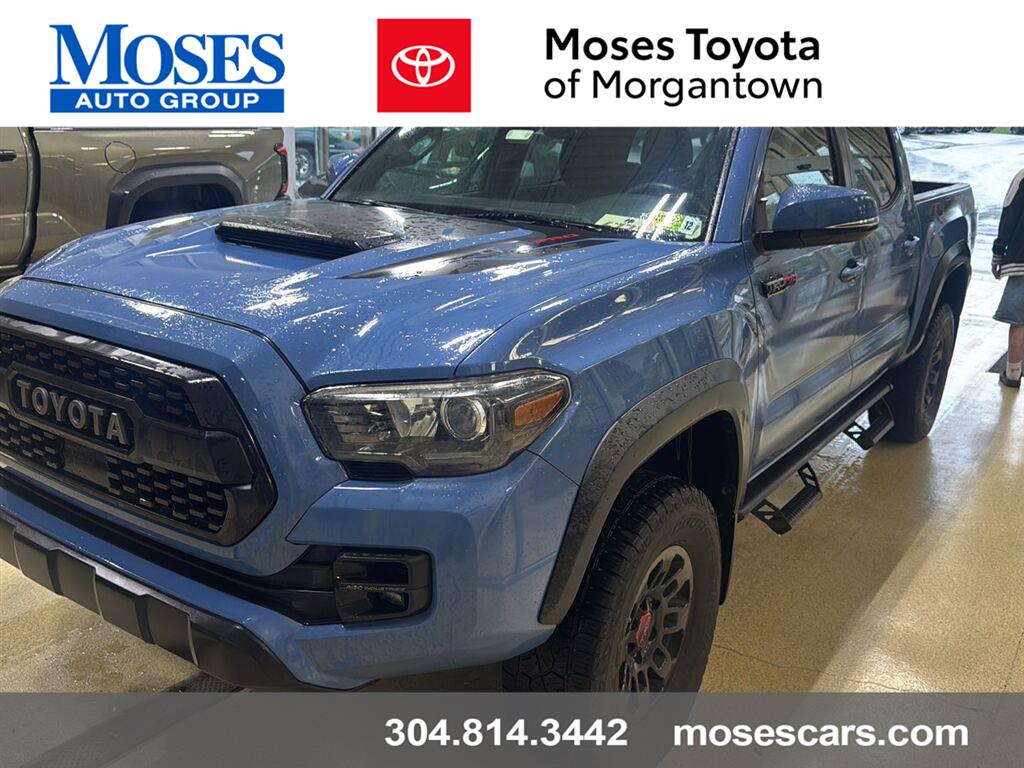 Cavalry Blue 2018 Toyota Tacoma Pickup Truck Four-Wheel Drive Automatic
