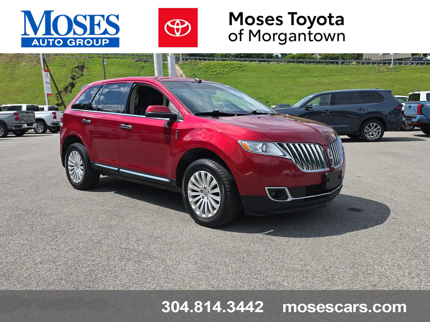 Ruby Red Metallic Tinted Clearcoat 2015 Lincoln MKX SUV / Crossover All-Wheel Drive 6-Speed Automatic