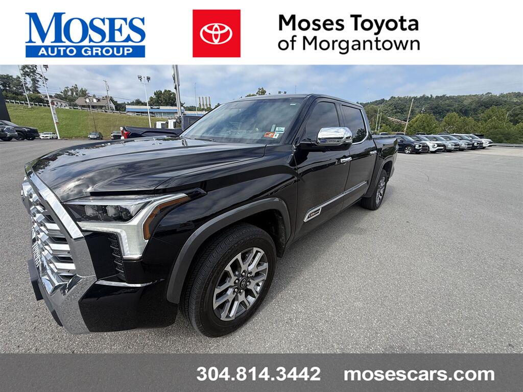 Midnight Black Metallic 2025 Toyota Tundra Pickup Truck Four-Wheel Drive Automatic