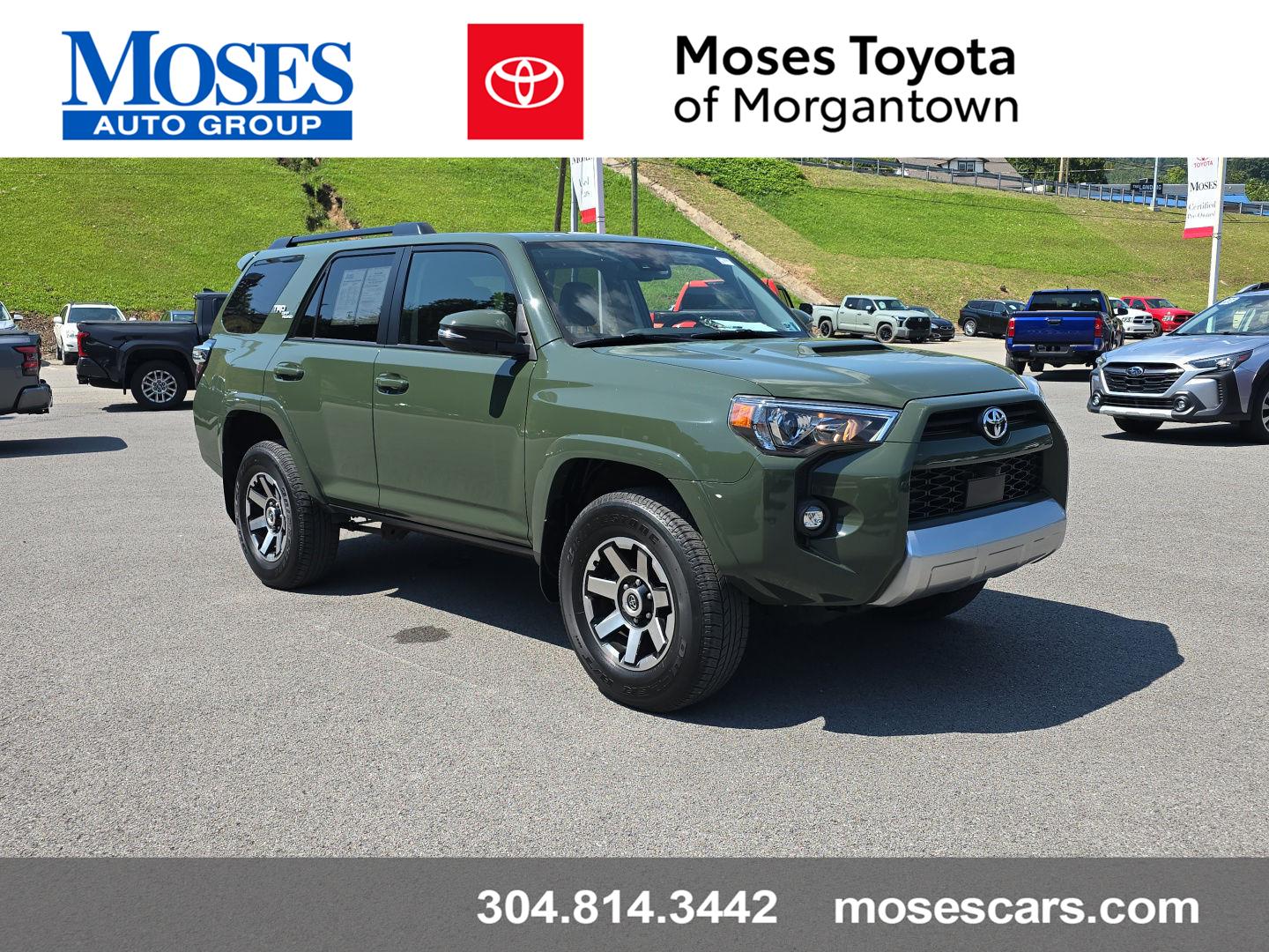 Army Green 2022 Toyota 4Runner SUV / Crossover Four-Wheel Drive Automatic