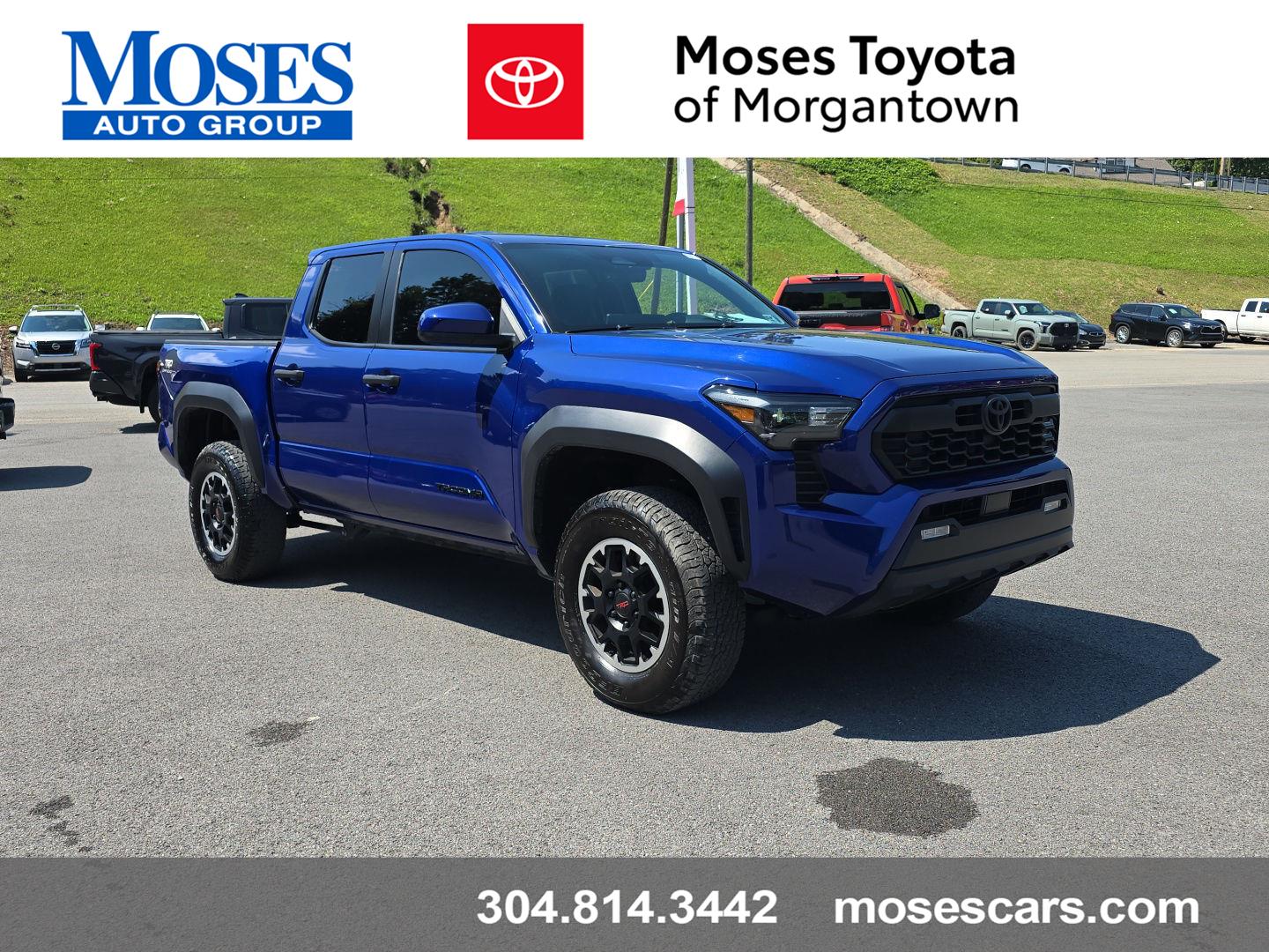 Blue Crush Metallic 2025 Toyota Tacoma Pickup Truck Four-Wheel Drive 8-Speed Automatic