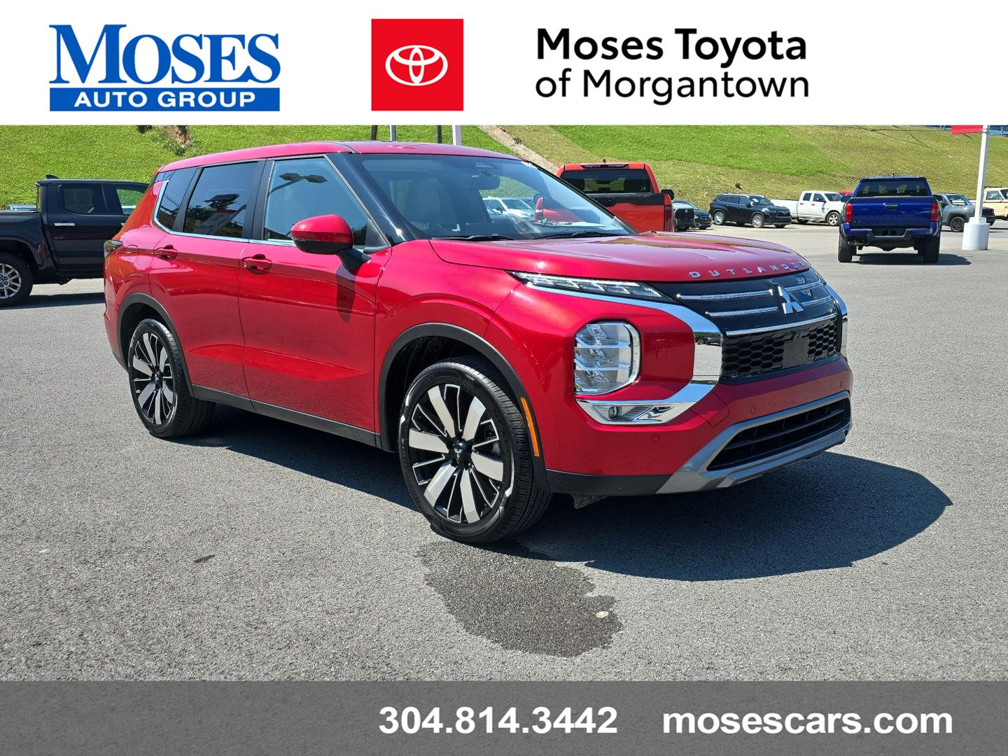 Red Diamond 2025 Mitsubishi Outlander SUV / Crossover Front-Wheel Drive Continuously Variable Transmission