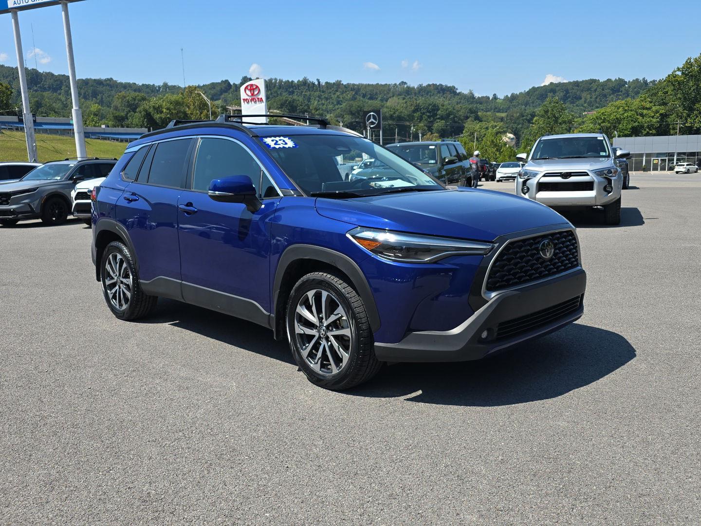 Blue Crush Metallic 2023 Toyota Corolla Cross SUV / Crossover All-Wheel Drive Continuously Variable Transmission