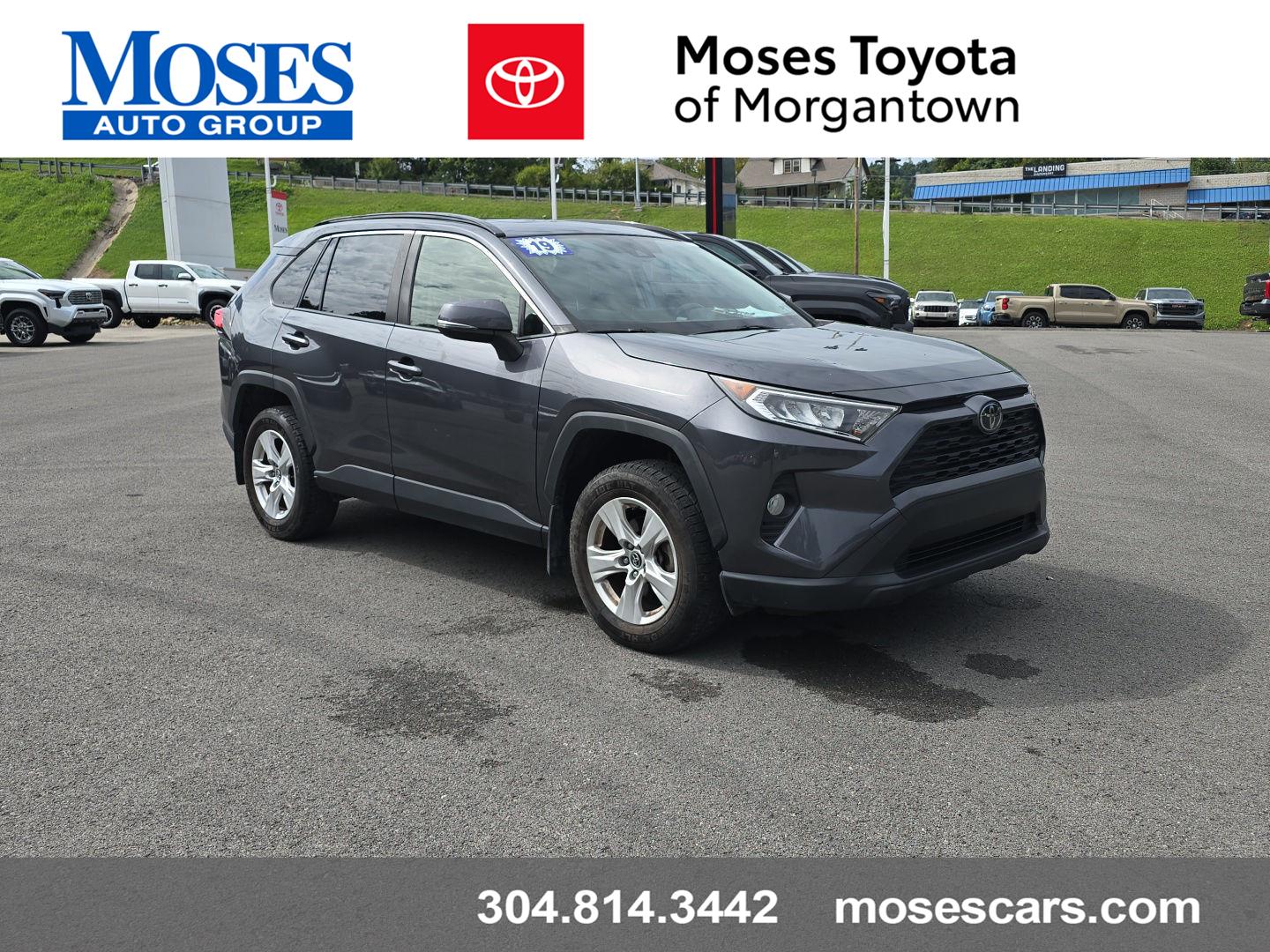 Magnetic Gray Metallic 2019 Toyota RAV4 SUV / Crossover All-Wheel Drive 8-Speed Automatic