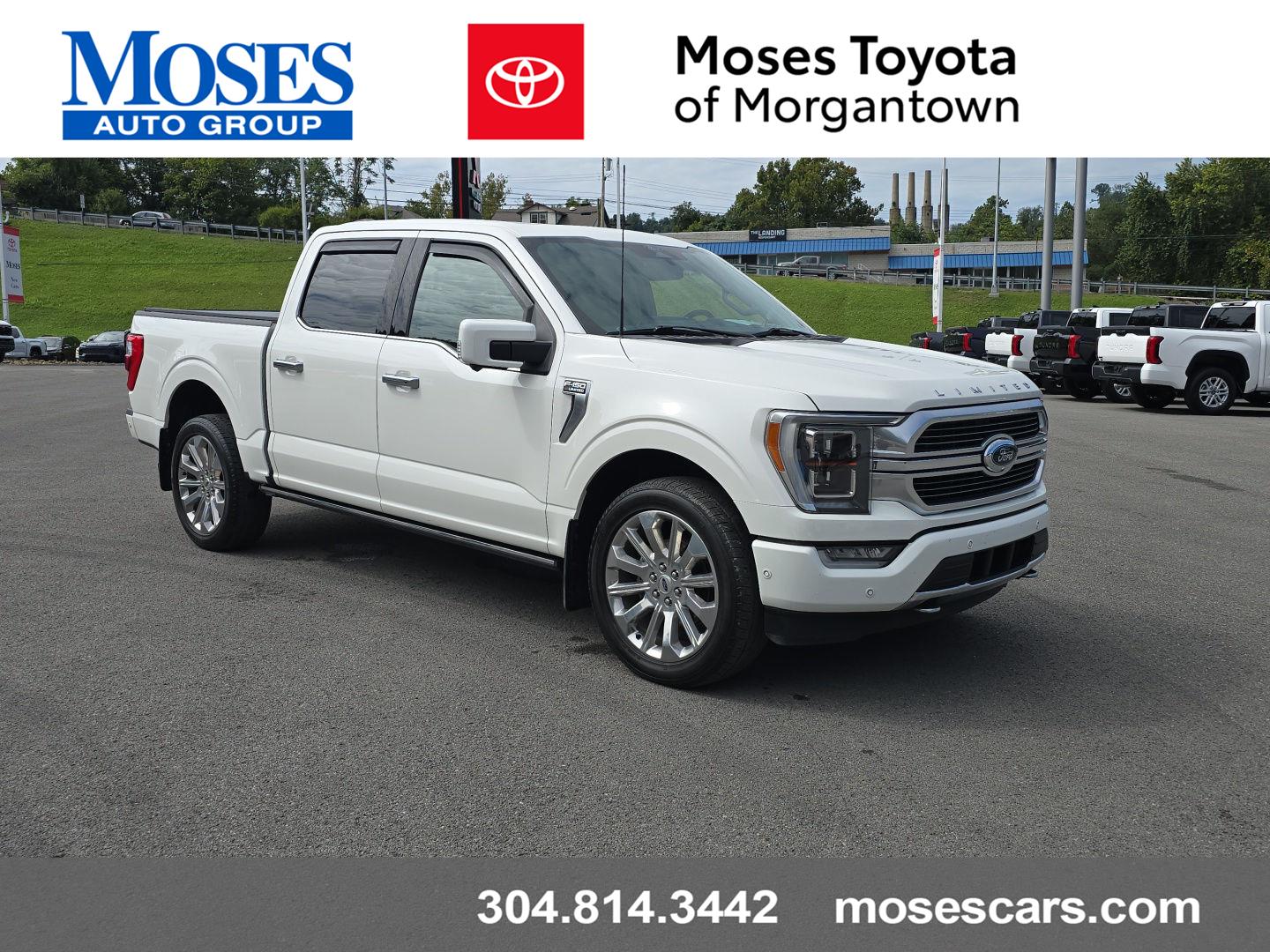 Star White Metallic Tri-Coat 2022 Ford F-150 Pickup Truck Four-Wheel Drive Automatic