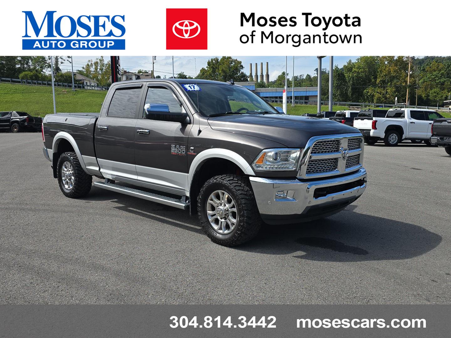 Gray (Granite Crystal Metallic Clearcoat) 2017 RAM 3500 Pickup Truck Four-Wheel Drive 6-Speed Automatic