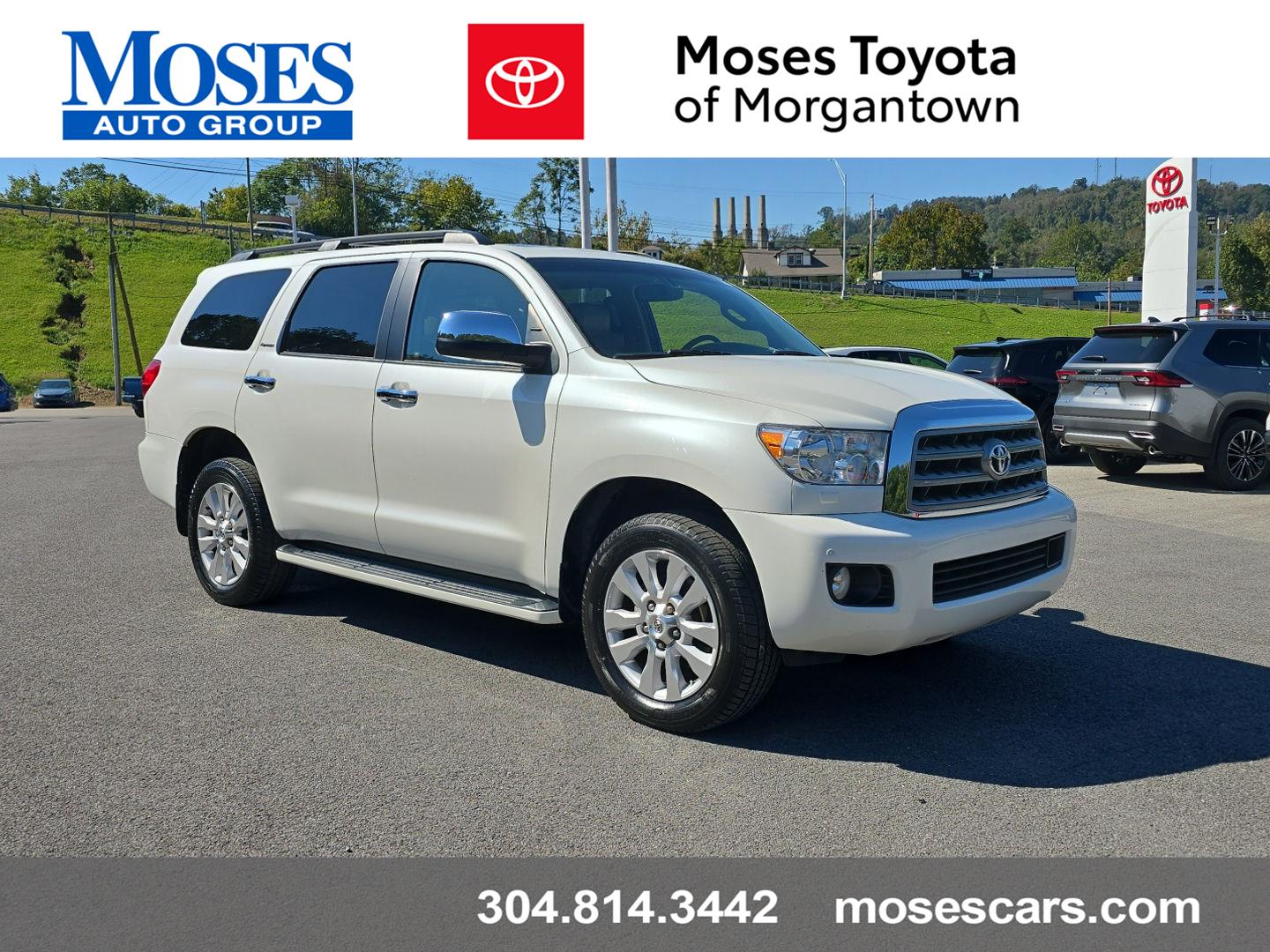 White (Blizzard Pearl) 2014 Toyota Sequoia SUV / Crossover Four-Wheel Drive Automatic
