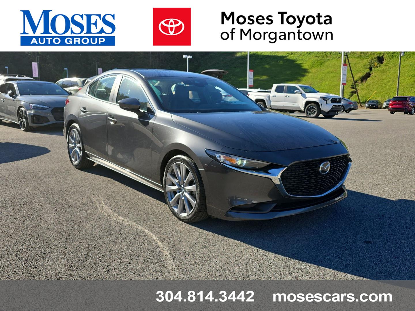 Machine Gray Metallic 2023 Mazda MAZDA3 Sedan Front-Wheel Drive Automatic