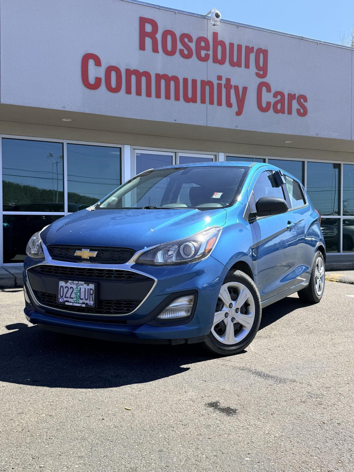 Caribbean Blue Metallic 2019 Chevrolet Spark LS FWD Hatchback Front-Wheel Drive Continuously Variable Transmission