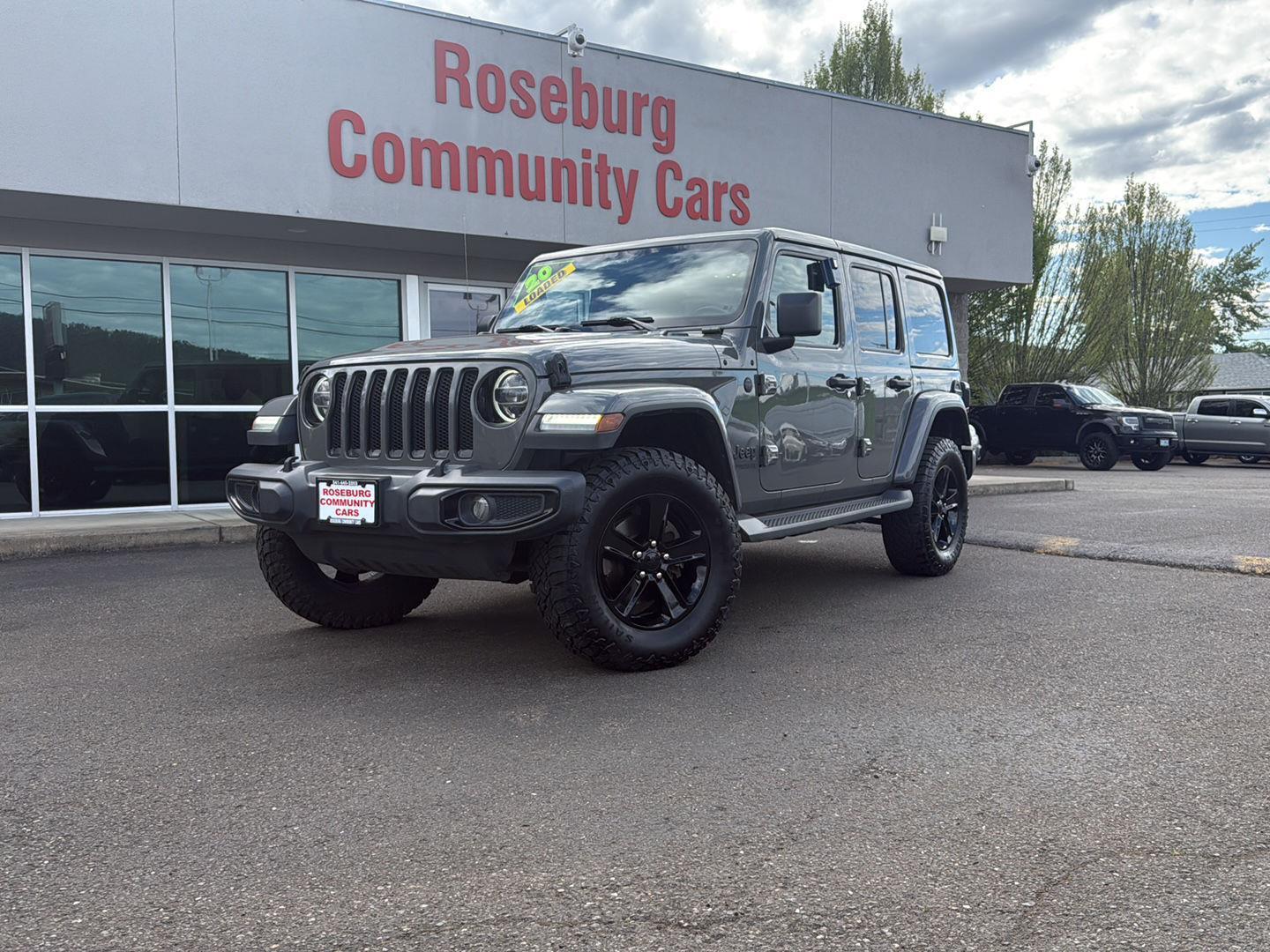 Sting-Gray Clearcoat 2020 Jeep Wrangler Unlimited Sahara Altitude 4WD SUV / Crossover Four-Wheel Drive 8-Speed Automatic