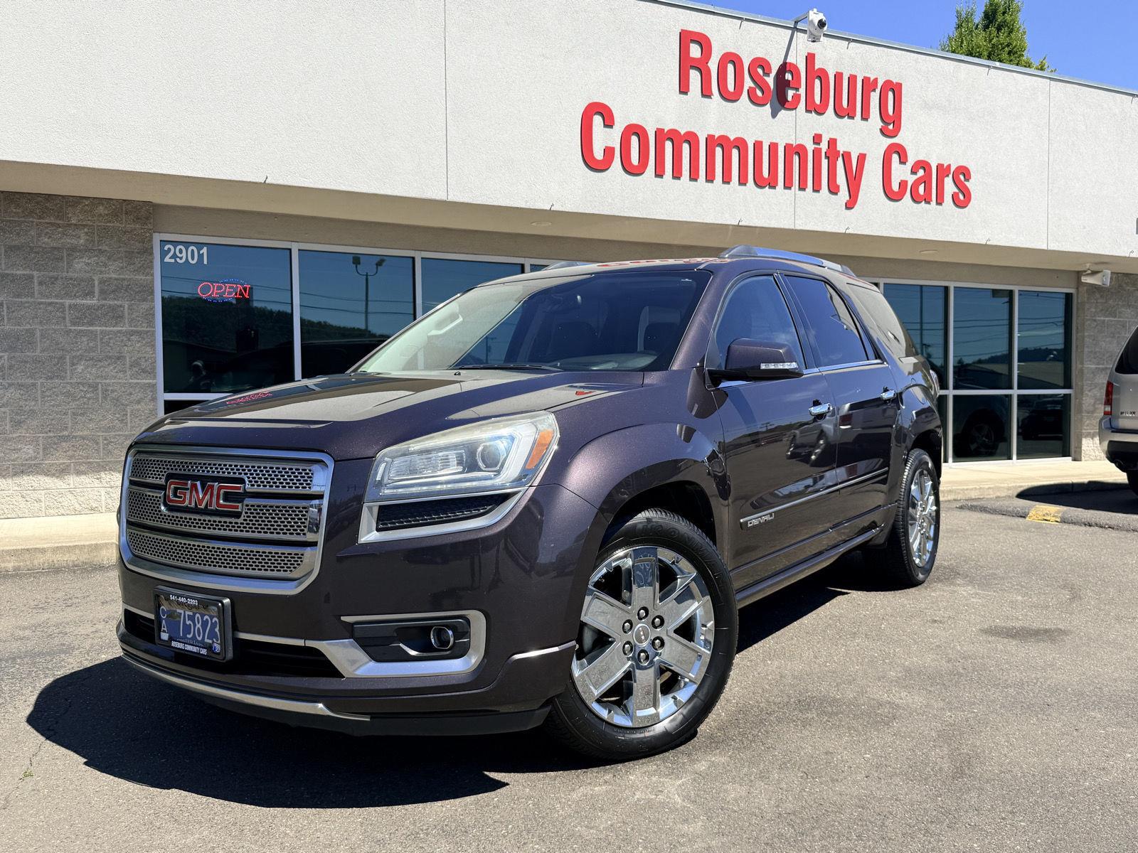 Carbon Black Metallic 2015 GMC Acadia SUV / Crossover All-Wheel Drive 6-Speed Automatic