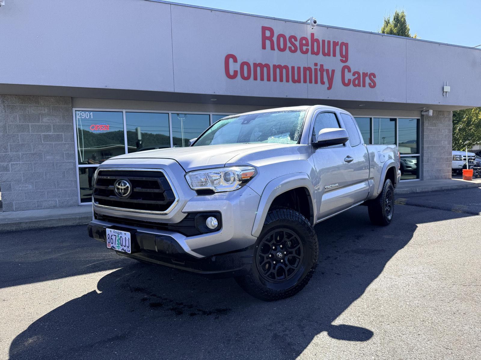 Silver Sky Metallic 2020 Toyota Tacoma Pickup Truck Four-Wheel Drive Automatic