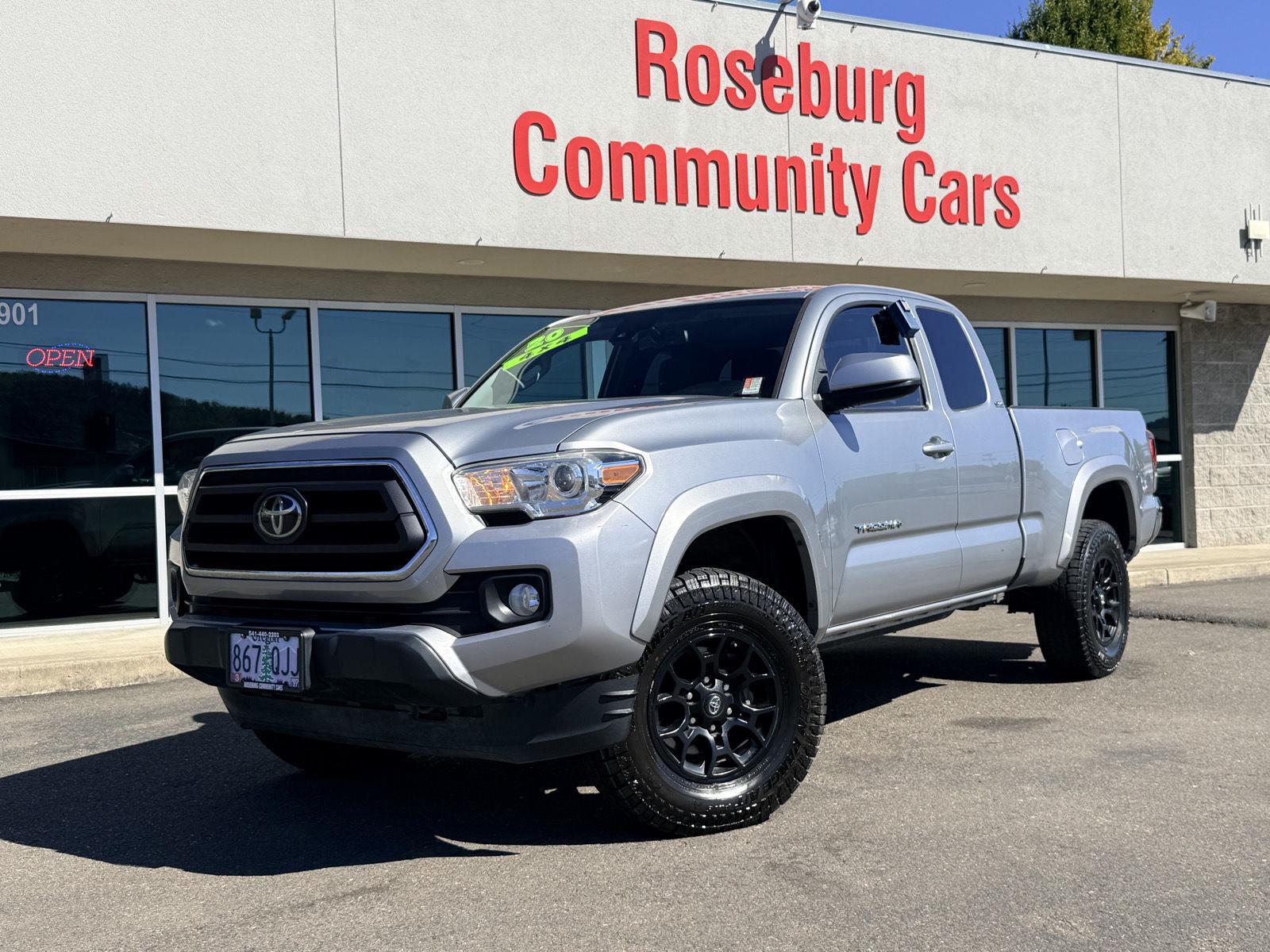 Silver Sky Metallic 2020 Toyota Tacoma Pickup Truck Four-Wheel Drive Automatic