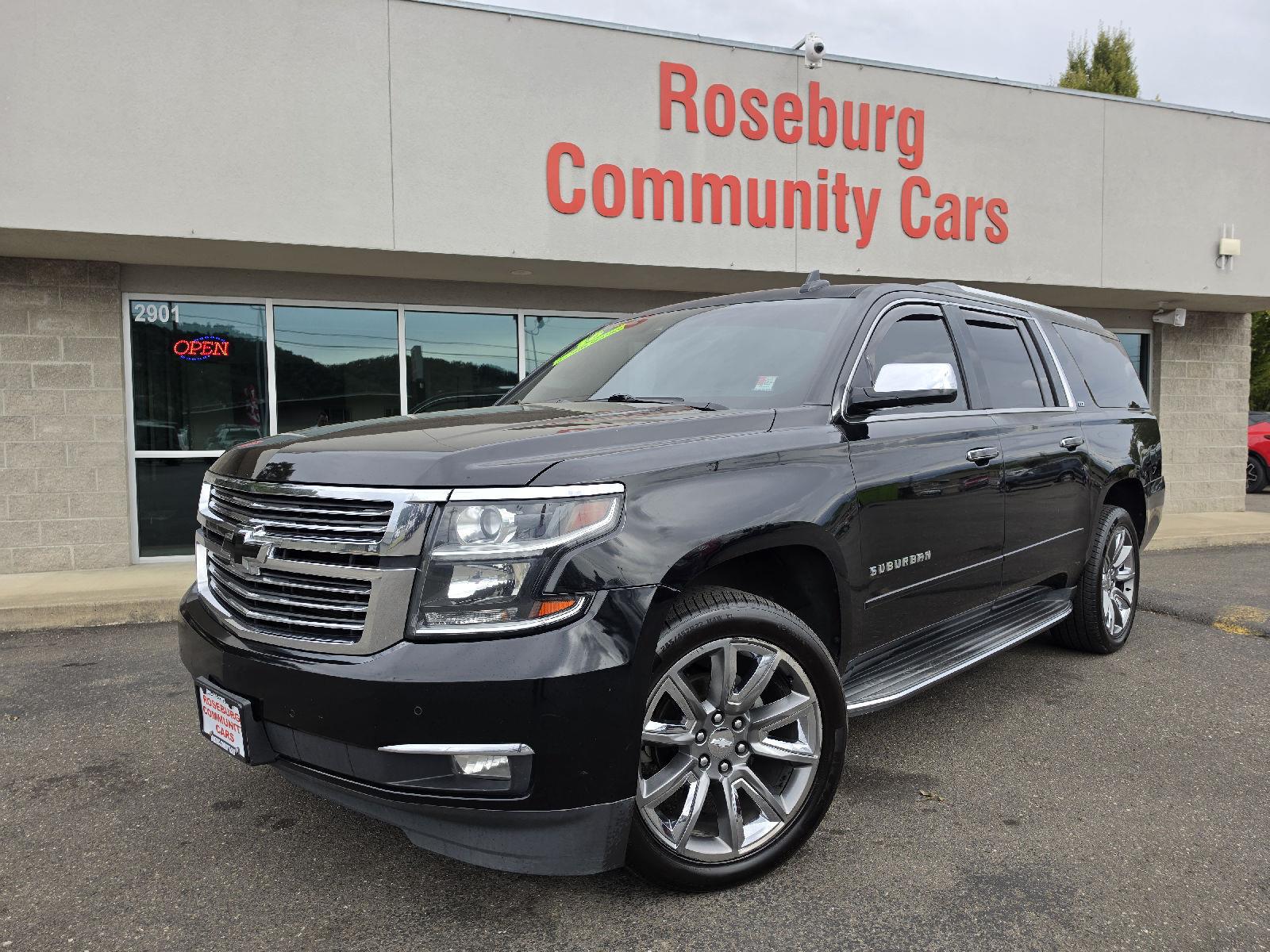 Black 2016 Chevrolet Suburban SUV / Crossover Four-Wheel Drive 6-Speed Automatic