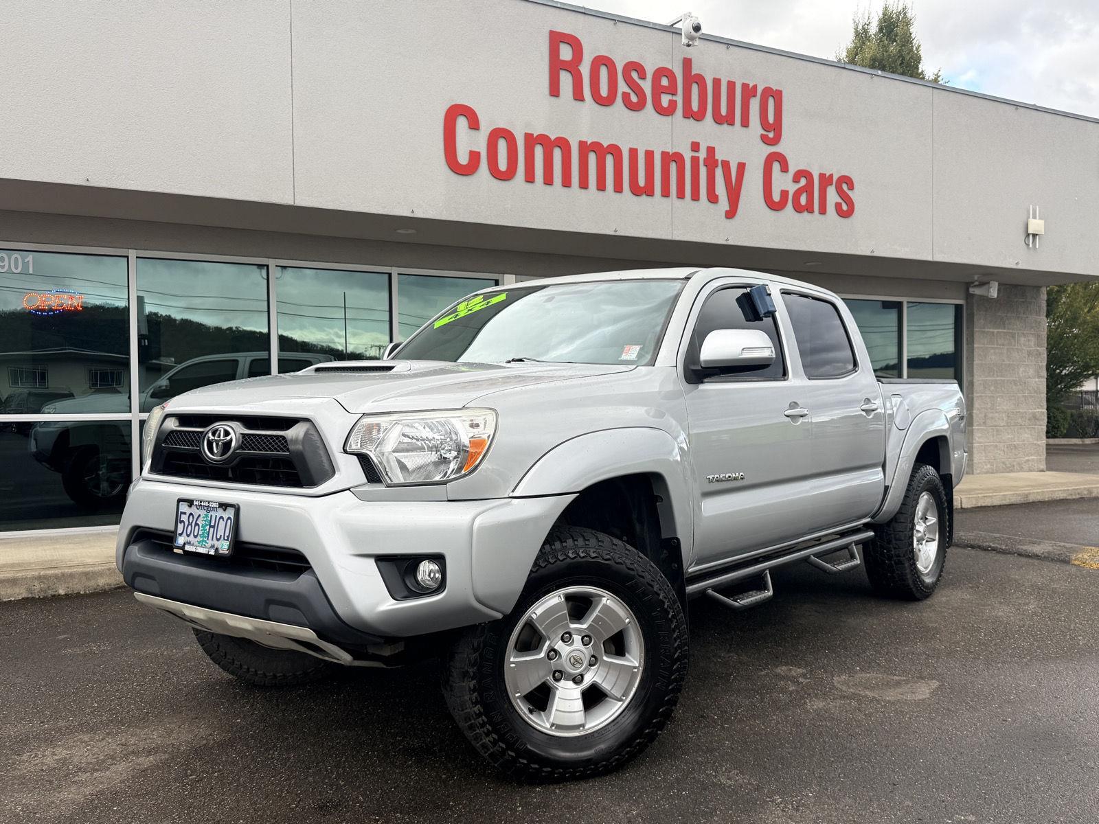 Black 2012 Toyota Tacoma Pickup Truck Four-Wheel Drive Automatic