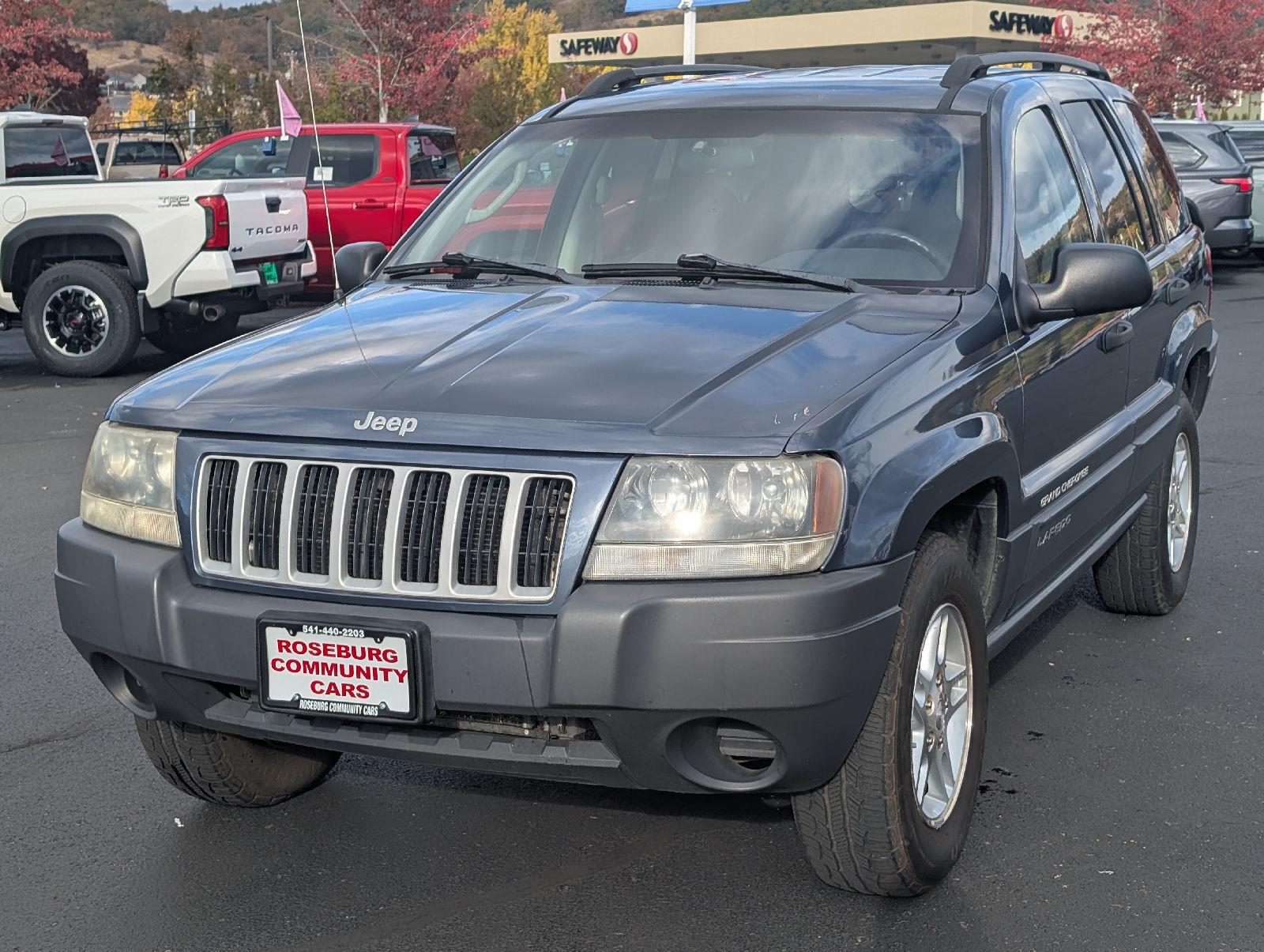 Gray (Steel Blue Pearl) 2004 Jeep Grand Cherokee SUV / Crossover Four-Wheel Drive 4-Speed Automatic Overdrive