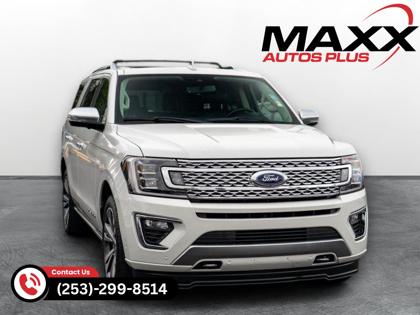 Star White Metallic Tri-Coat 2020 Ford Expedition Platinum 4WD SUV / Crossover Four-Wheel Drive Automatic