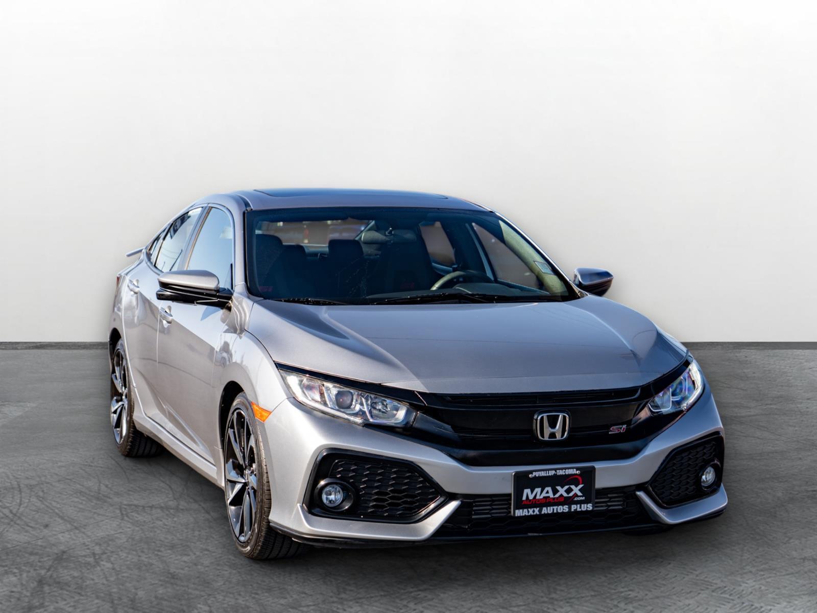Lunar Silver Metallic 2017 Honda Civic Sedan Front-Wheel Drive Manual