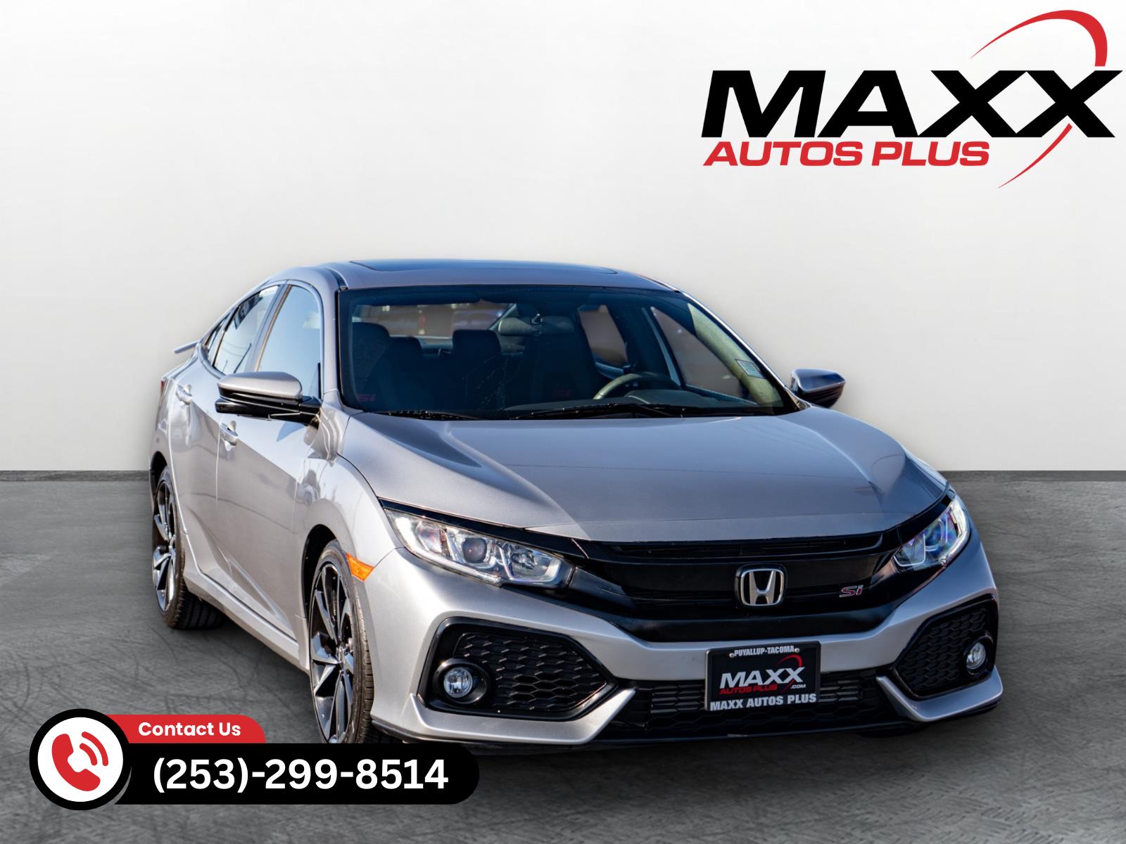 Lunar Silver Metallic 2017 Honda Civic Sedan Front-Wheel Drive Manual