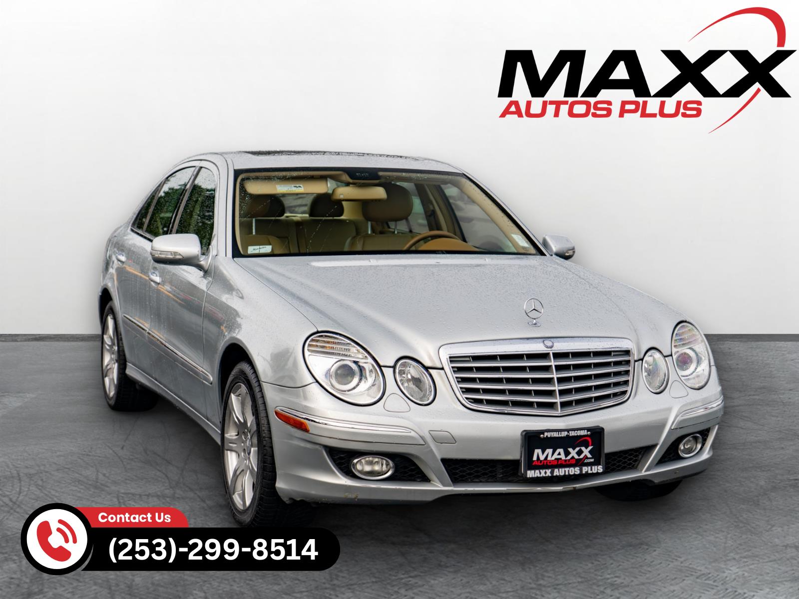Pewter Metallic 2008 Mercedes-Benz E-Class E 350 4MATIC Sedan All-Wheel Drive Automatic